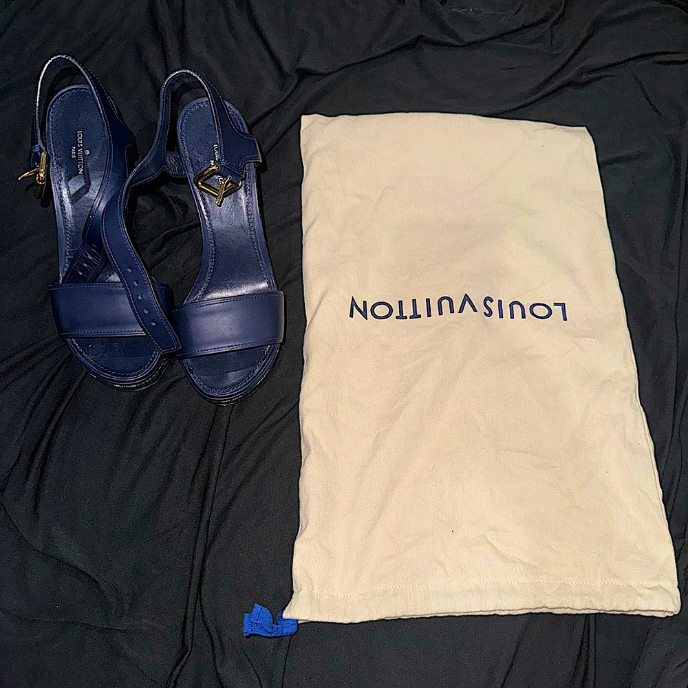 Louis Vuitton Denim Sandals